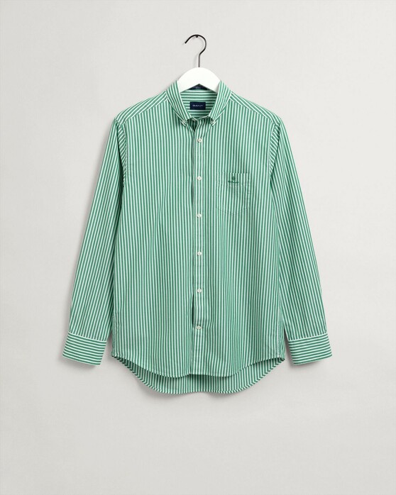 Gant The Broadcloth Stripe Shirt Lavish Green
