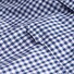 Gant The Fitted Poplin Gingham Check Overhemd Donker Blauw