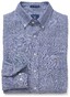Gant The Linen Pinstripe Overhemd Yale Blue