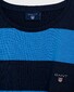 Gant The Original Barstripe T-Shirt Midden Blauw