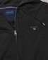 Gant The Original Full Zip Hoodie Vest Zwart