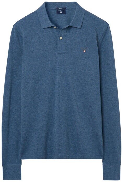 Gant The Original Piqué Rugger Poloshirt Denim Blue