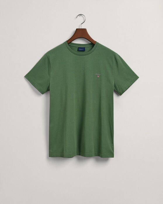 Gant The Original T-Shirt Bladgroen Melange