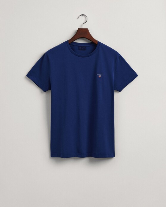Gant The Original T-Shirt Diep Blauw