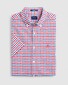 Gant The Oxford 2 Color Gingham Short Sleeve Shirt Bright Red