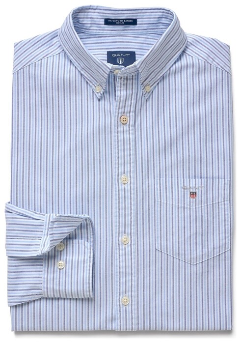 Gant The Oxford 2 Colored Banker Shirt Yale Blue