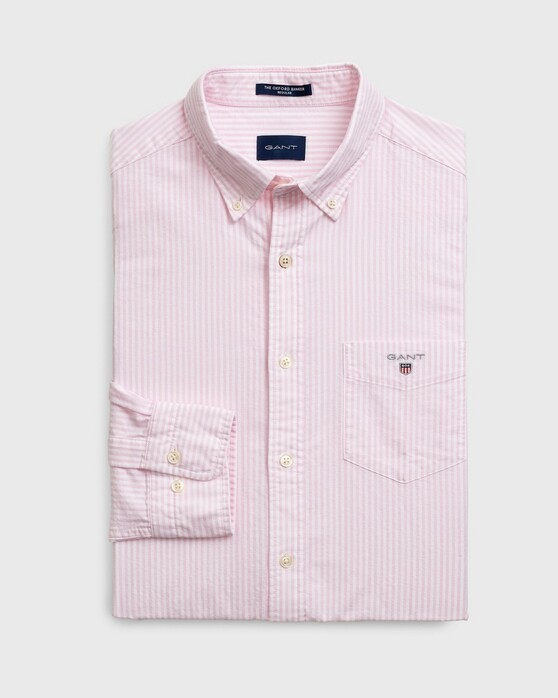 Gant The Oxford Banker Shirt Soft Pink