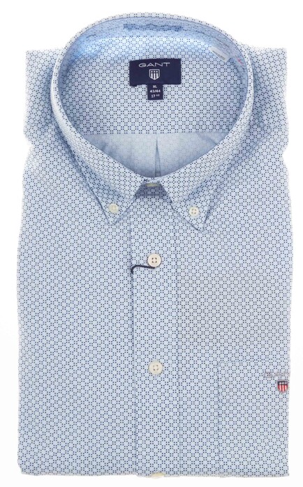 Gant The Oxford Fantasy Dot Shirt Capri Blue