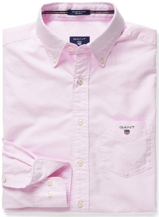 Gant The Oxford Shirt Overhemd Zacht Roze