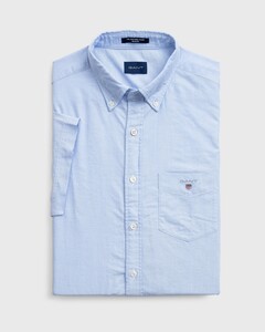 Gant The Oxford Short Sleeve Shirt Overhemd Capri Blue