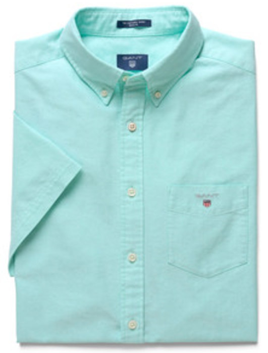 Gant The Oxford Short Sleeve Shirt Overhemd Spearmint