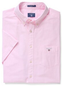 Gant The Oxford Short Sleeve Shirt Overhemd Zacht Roze