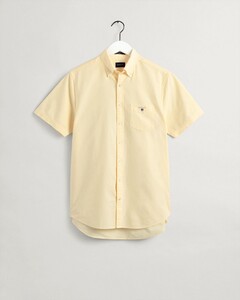 Gant The Oxford Short Sleeve Shirt Shirt Banana Yellow