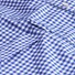 Gant The Poplin Gingham Check Overhemd Donker Blauw
