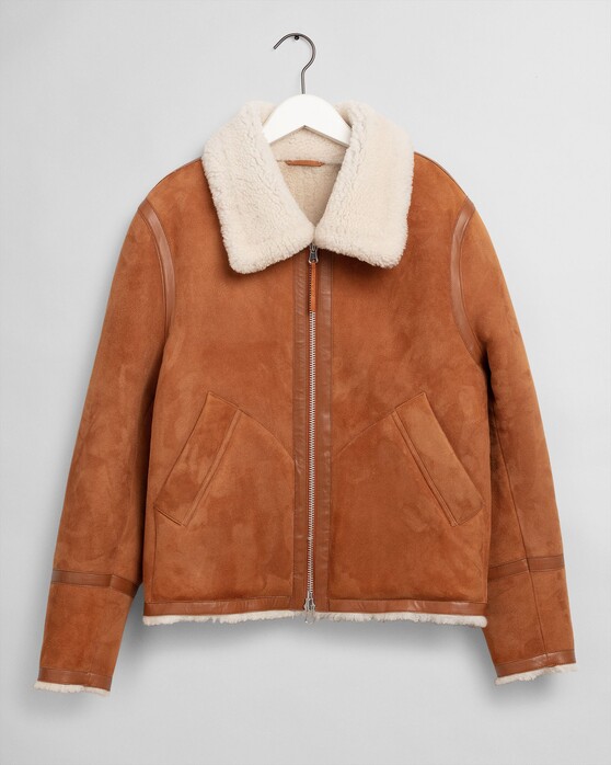 gant shearling jacket