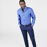 Gant The Slim Broadcloth Pinstripe Overhemd Yale Blue