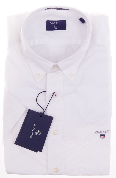 Gant The Solid Poplin Shirt White