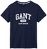 Gant The Summer Logo Short Sleeve T-Shirt Classic Blue