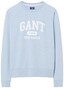 Gant The Summer Logo Sweat Trui Light Blue Melange