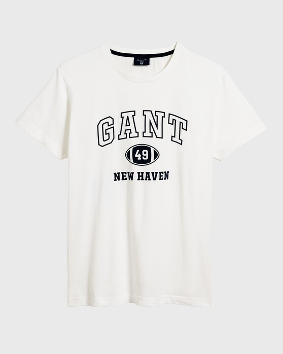Gant The Summer New Haven 49 T-Shirt Eggshell