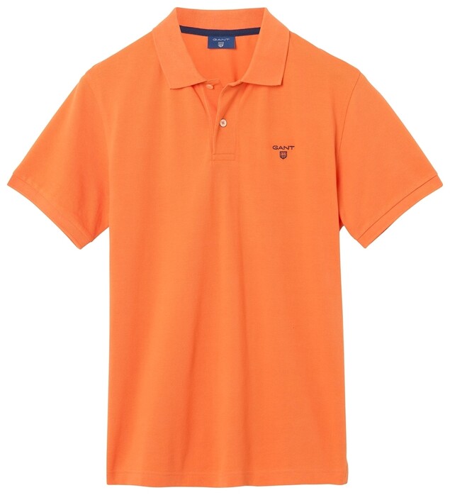 Gant The Summer Pique Polo Poloshirt Carrot Orange
