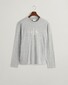 Gant Tonal Archive Shield Long Sleeve T-Shirt Grey Melange