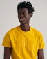 Gant Tonal Archive Shield T-Shirt Dark Mustard Yellow