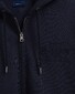 Gant Tonal Shield Full Zip Hoodie Vest Avond Blauw