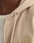 Gant Tonal Shield Full Zip Hoodie Vest Concrete Beige