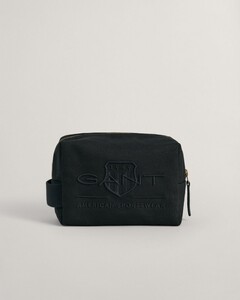 Gant Tonal Shield Toiletry Bag Tas Ebony Black