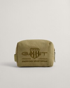 Gant Tonal Shield Toiletry Bag Tas Warm Surplus Green