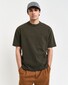 Gant Tone-on-Tone Logo Short Sleeve Organic Cotton T-Shirt Juniper Green