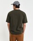 Gant Tone-on-Tone Logo Short Sleeve Organic Cotton T-Shirt Juniper Green