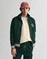 Gant Track Jacket Zipper Yarn Dyed Ribbing Vest Tartan Green