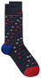 Gant Tri Color Star Socks Sokken Rood