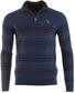 Gant Tri-Stripe Half Zip Pullover Blue Melange