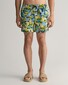 Gant Tropical Pattern Swim Shorts Marine