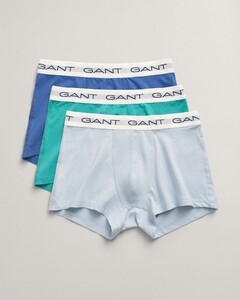 Gant Trunk Colored Waistband 3Pack Ondermode Fresh Blue