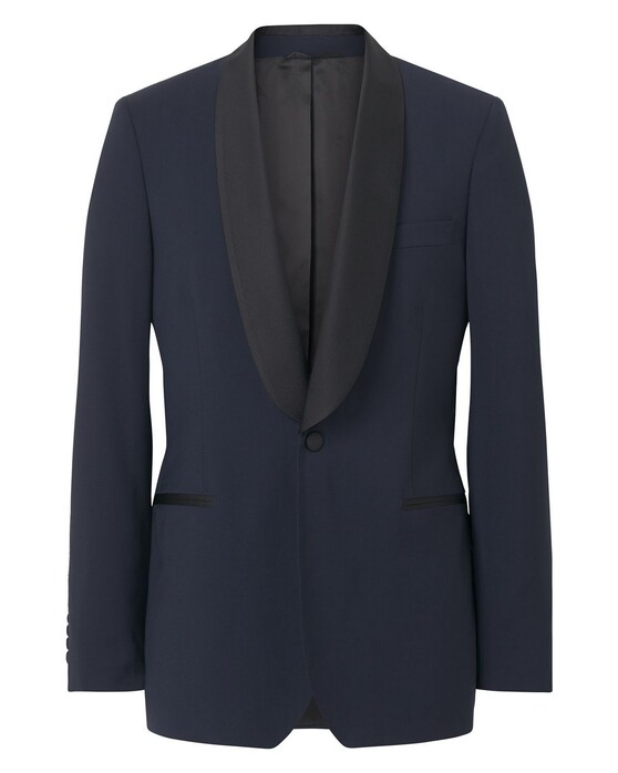 Gant Tux Suit Jacket Evening Blue
