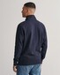 Gant Two-Way Front Zip Sweat Cardigan Vest Avond Blauw