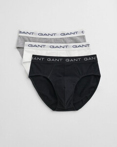 Gant Uni Color Brief 3Pack Underwear Light Grey
