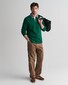 Gant Uni Color Chambray Heavy Rugger Twill Collar Pullover Deep Forest Green