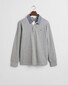 Gant Uni Color Chambray Heavy Rugger Twill Collar Trui Grijs Melange