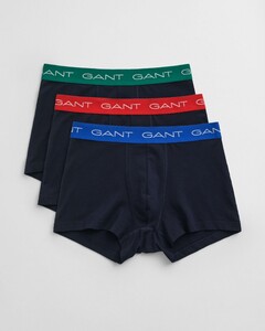 Gant Uni Color Contrast Trunk 3Pack Ondermode Avond Blauw