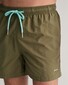 Gant Uni Color Drawstring Swim Short Juniper Green