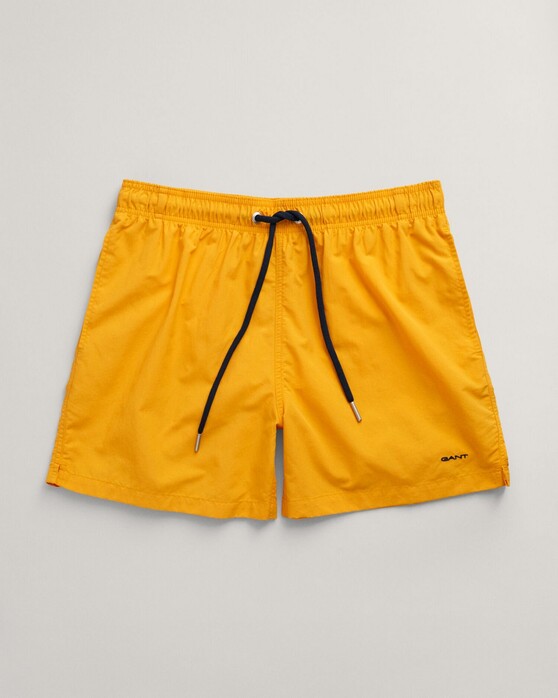 Gant Uni Color Drawstring Swim Short Medal Yellow