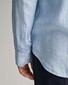 Gant Uni Color Linen Button Down Shirt Capri Blue