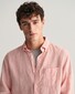 Gant Uni Color Linen Button Down Shirt Peachy Pink