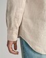 Gant Uni Color Linen Button Down Shirt Sand