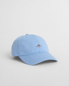 Gant Uni Color Organic Cotton Twill Shield Embroidery Cap Capri Blue
